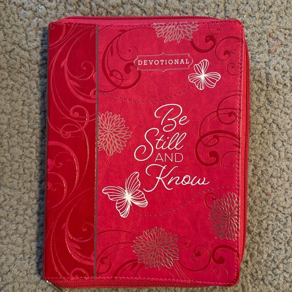 Daily devotional. “Be still and Know”